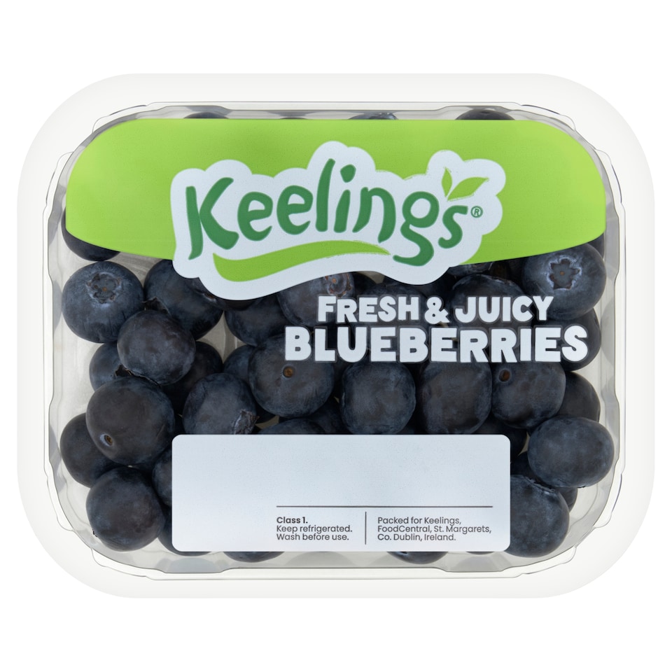 KEELINGS BLUEBERRIES 150G