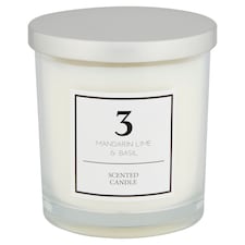 F&F Home Timeless Scented Candle - Mandarin, Lime & Basil 300g