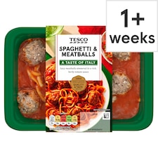Tesco Spaghetti & Meatballs 400G