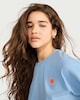image 3 of OH ME OH MY Pure Cotton Cropped T-Shirt in Blue