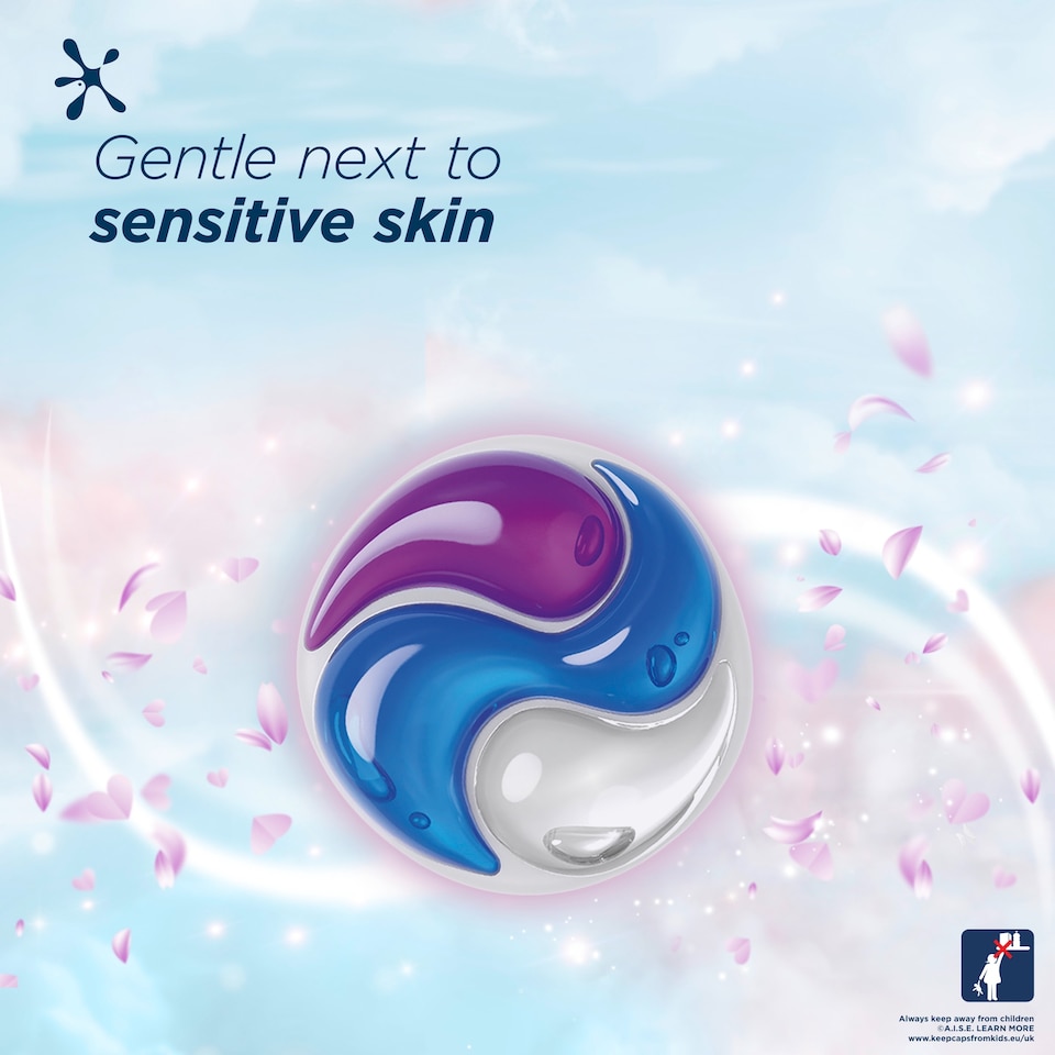 image 1 of Persil Pure Heaven Scent Non Bio Laundry Washing Detergent Capsules 44 Washes 928g