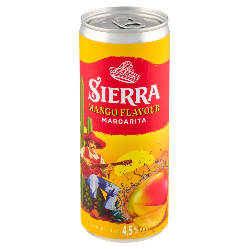 image 1 of Sierra Mango Flavour Margarita 250 ml