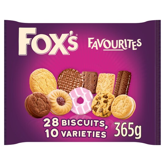 Fox's Favourites Assortment Biscuits 365G Tesco Groceries