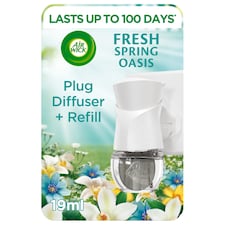 Air Wick Air Freshener Plug In Kit Fresh Spring Oasis 19ml