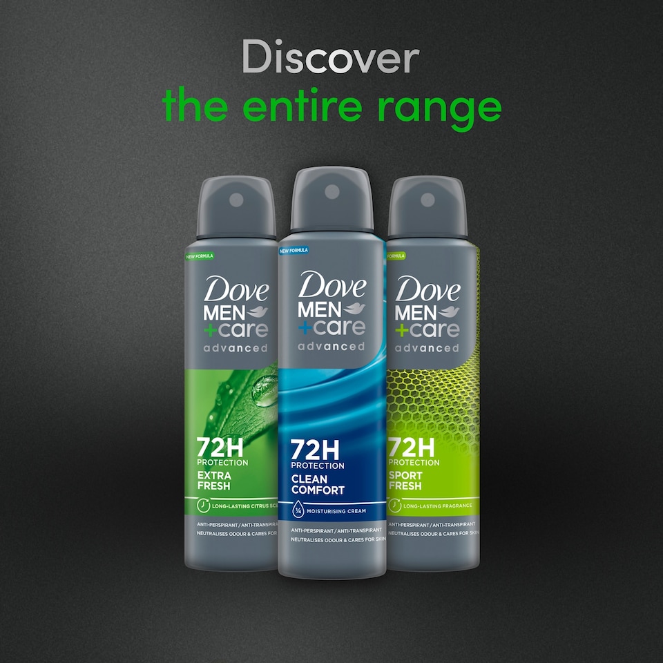 image 1 of DOVE Men+care advanced anti-perspirant spray extra fresh 150 ml