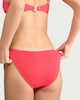 image 3 of F&F Ribbed High Leg Bikini Bottoms in Pink
