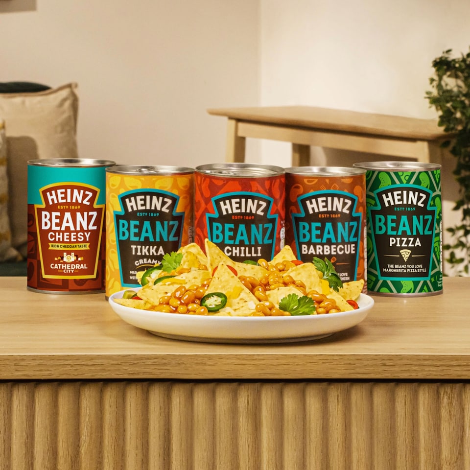 image 1 of Heinz Baked Beans Tikka Creamy Beanz 390G