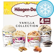 Haagen-Dazs Vanilla Ice Cream Collection Mini Cups 4X95ml