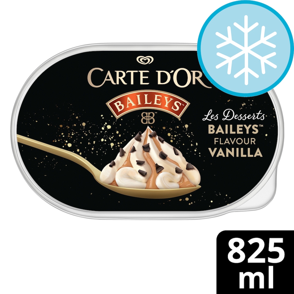 image 1 of Carte D'Or Baileys Ice Cream Tub 825ml