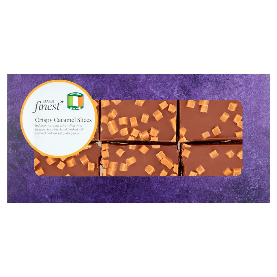 Tesco Finest Crispy Caramel Slices 450G
