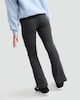 image 3 of F&F Girls Cotton Rich Flared Leggings in Grey