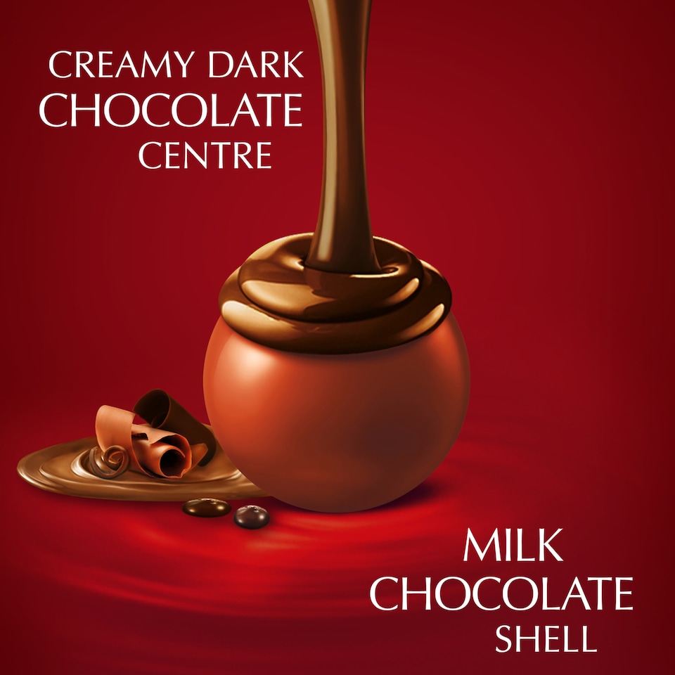 image 1 of Lindt Lindor Double Chocolate Truffles 200G