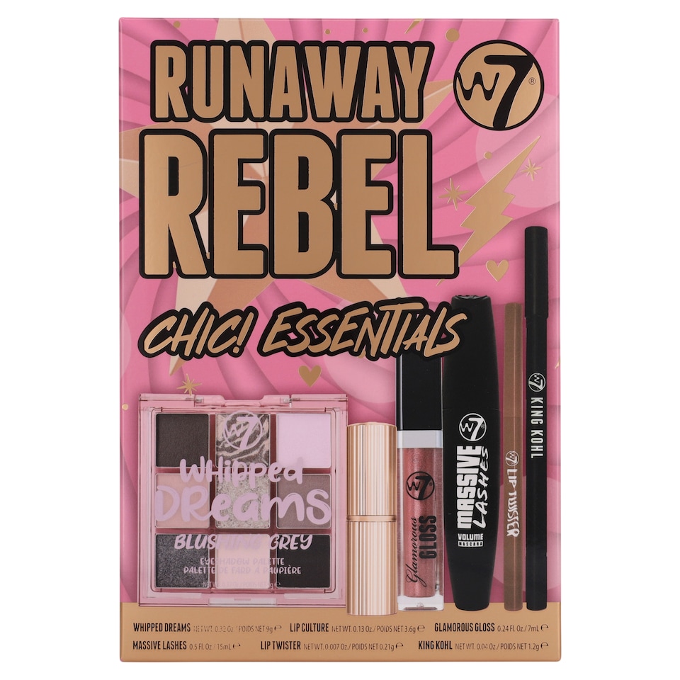 image 1 of W7 Runaway Rebel Chic! Essentials Gift Set 