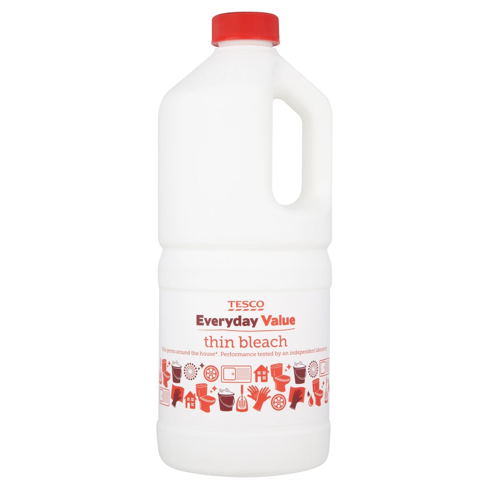 Tesco Everyday Value Thin Bleach 2 Litre