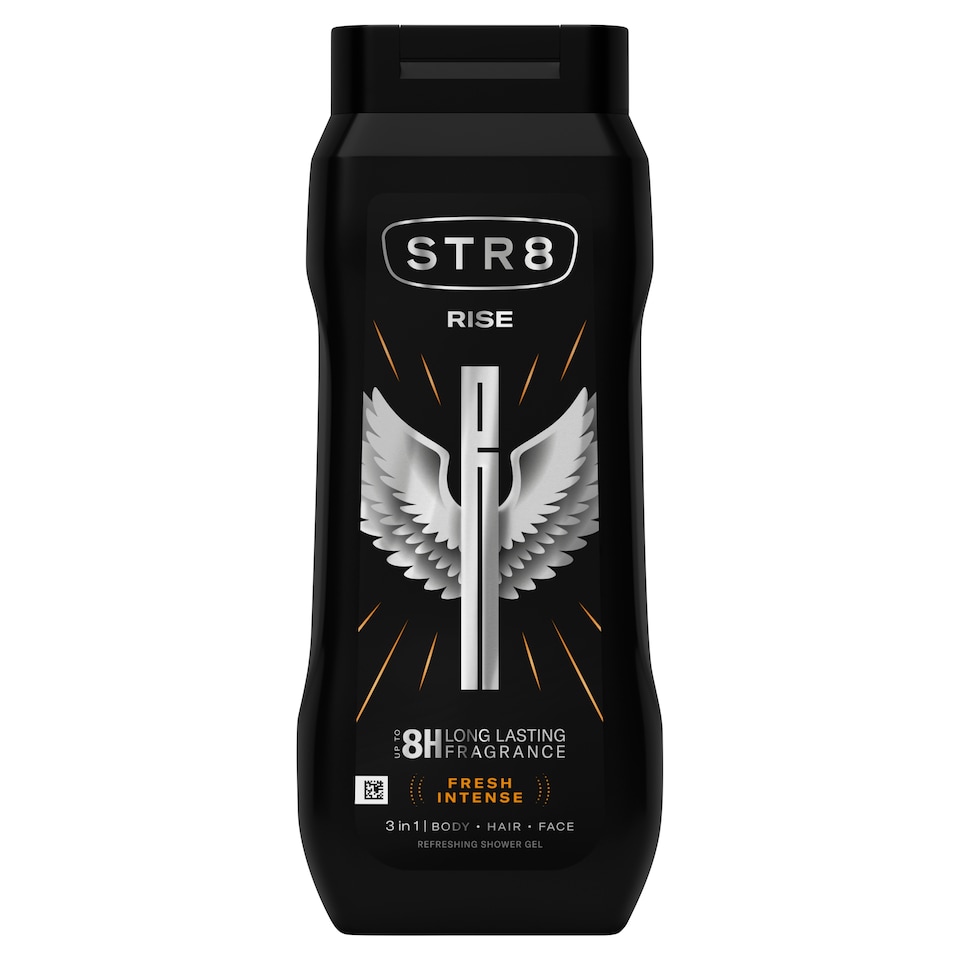 STR8 Rise 3 az 1-ben frissítő tusfürdő 400 ml