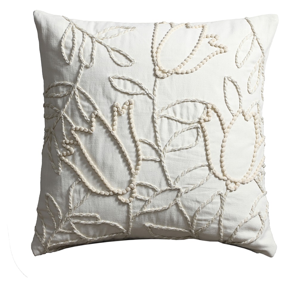 F&F Home Floral Stitched Cushion