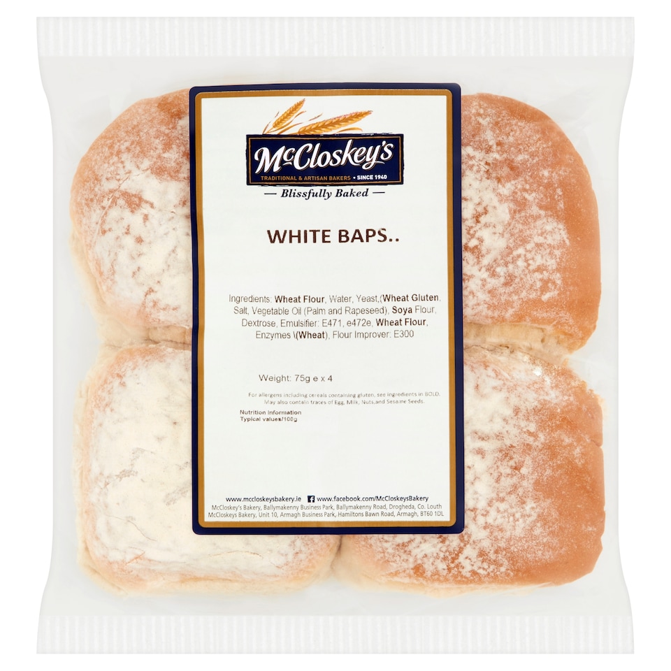 Mccloskeys White Baps 4 Pack 280G