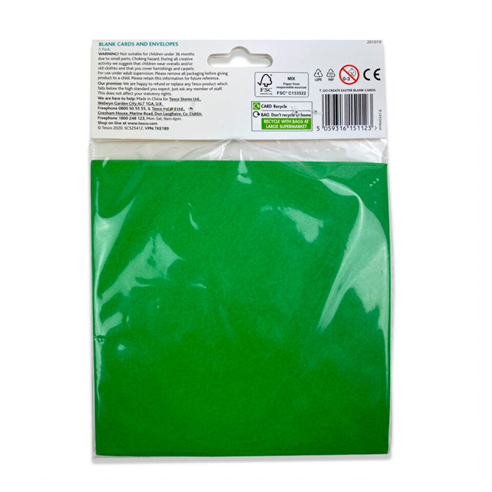 image 1 of Go Create Blank Mini Cards