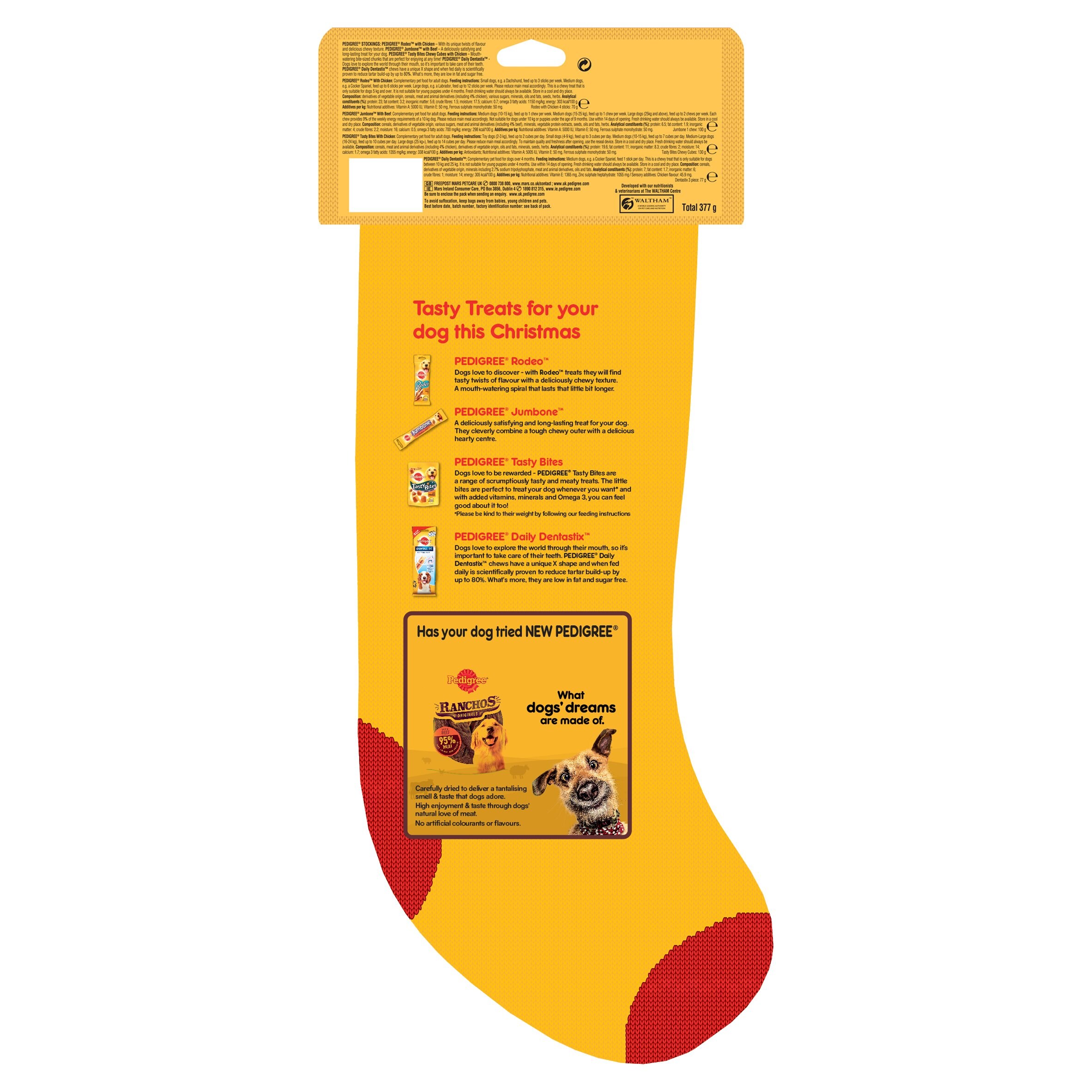 pedigree christmas stocking