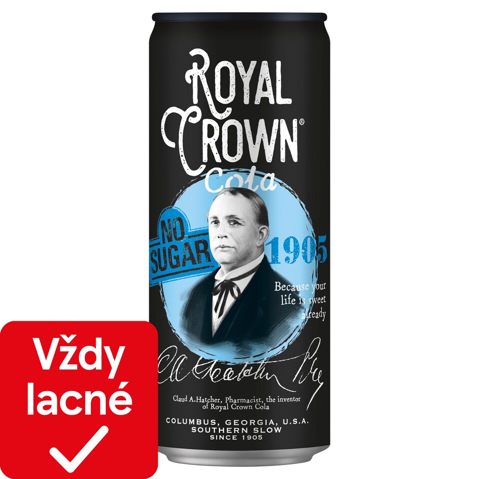 Royal Crown Cola No Sugar 330 ml