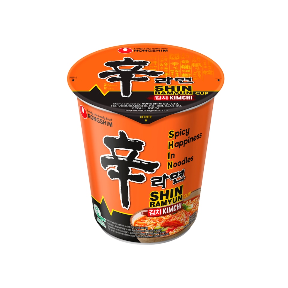 Nongshim Instantní nudlová polévka s kimchi příchutí 75g