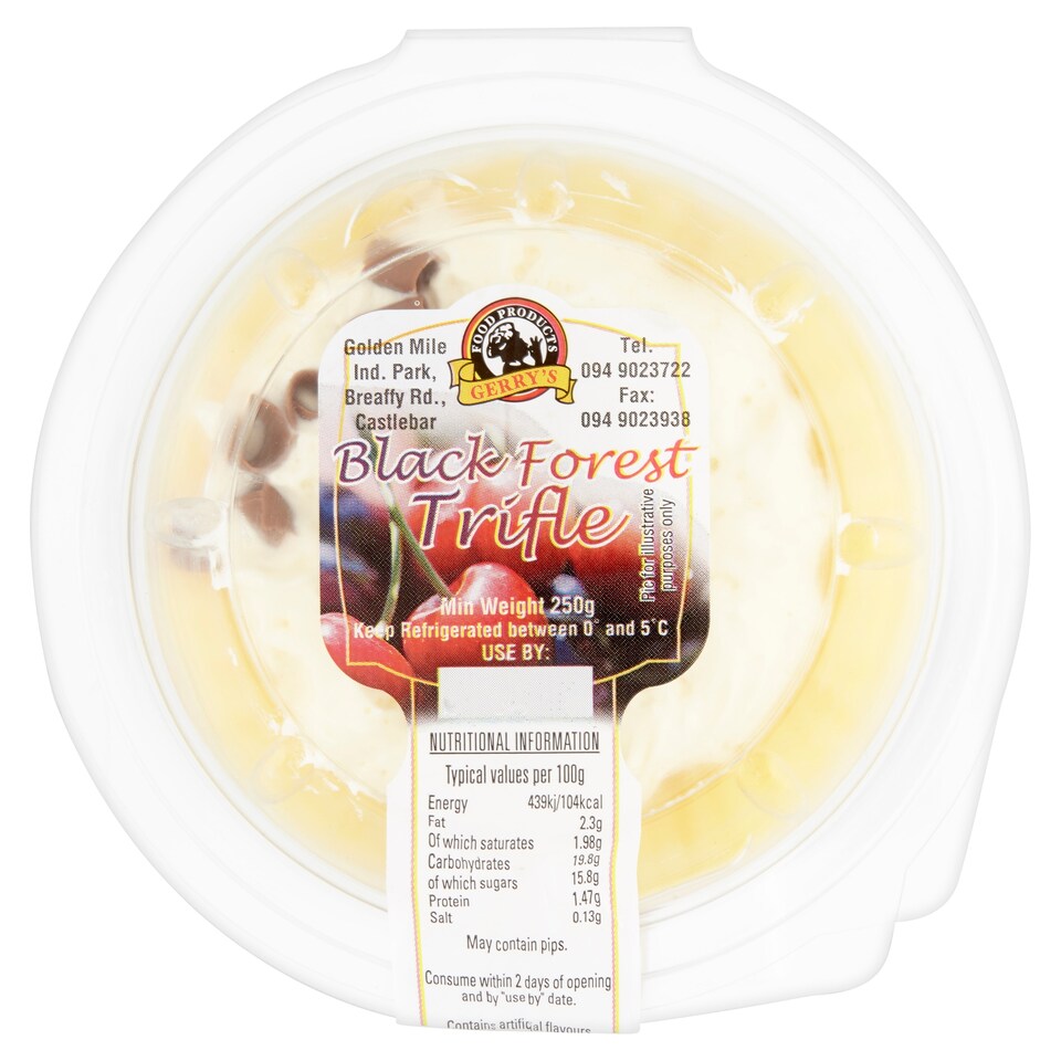 Gerry's Black Forest Trifle 250G