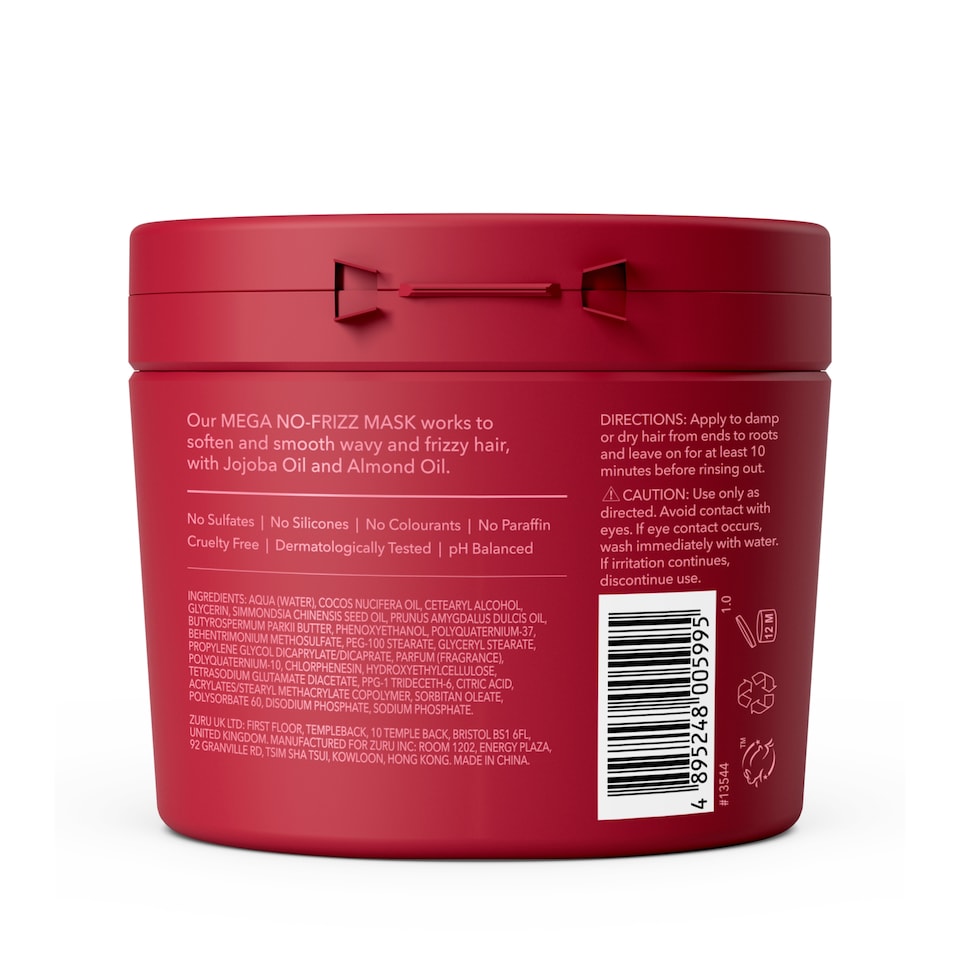 image 1 of BEING MEGA NO FRIZZ HAIR MASK 354ML