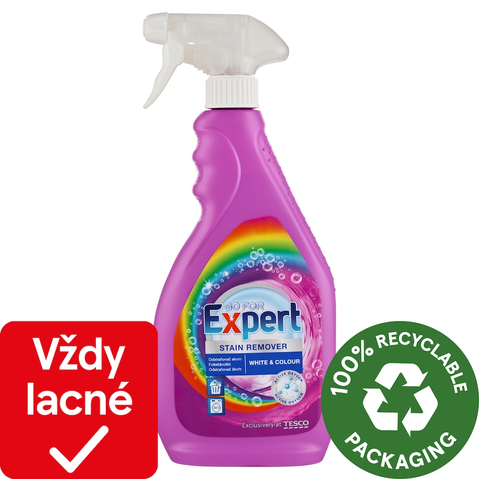 Go for Expert White & Colour odstraňovač škvŕn 500 ml
