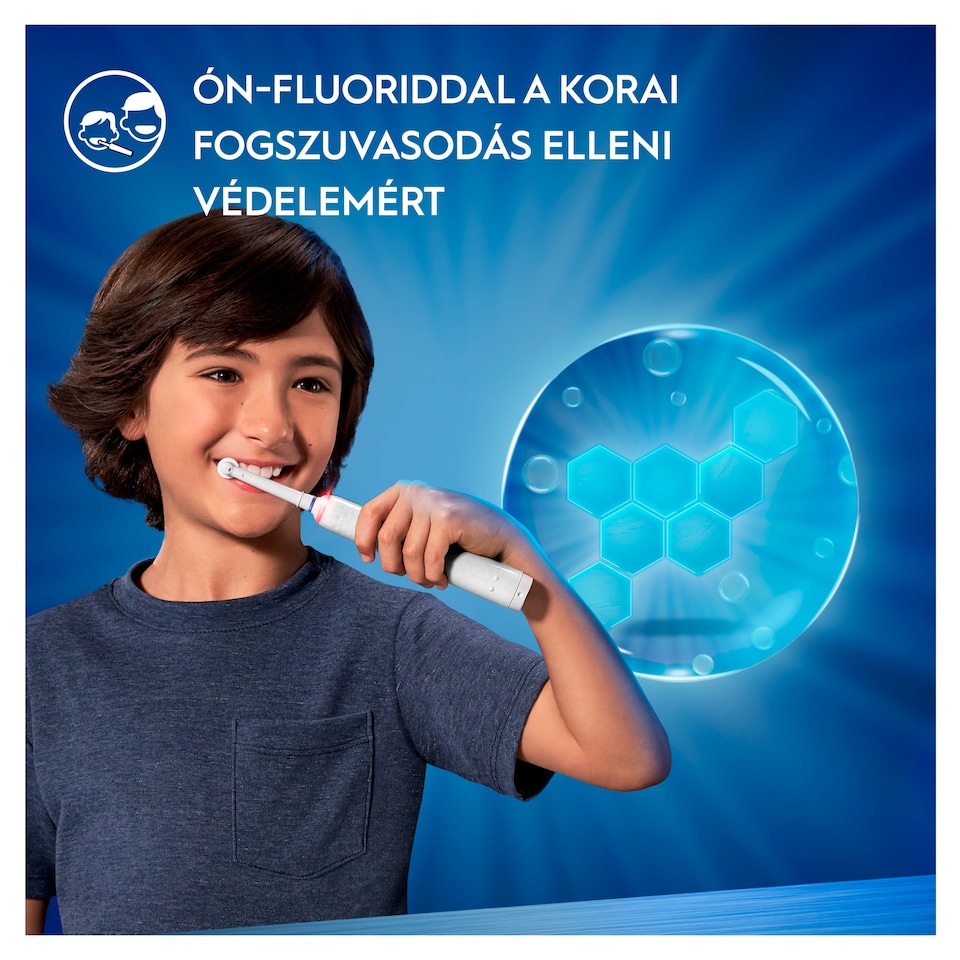 Oral-B Pro Kids Pókember Elektromos Fogkefe Braun Tervezéssel 1. kép