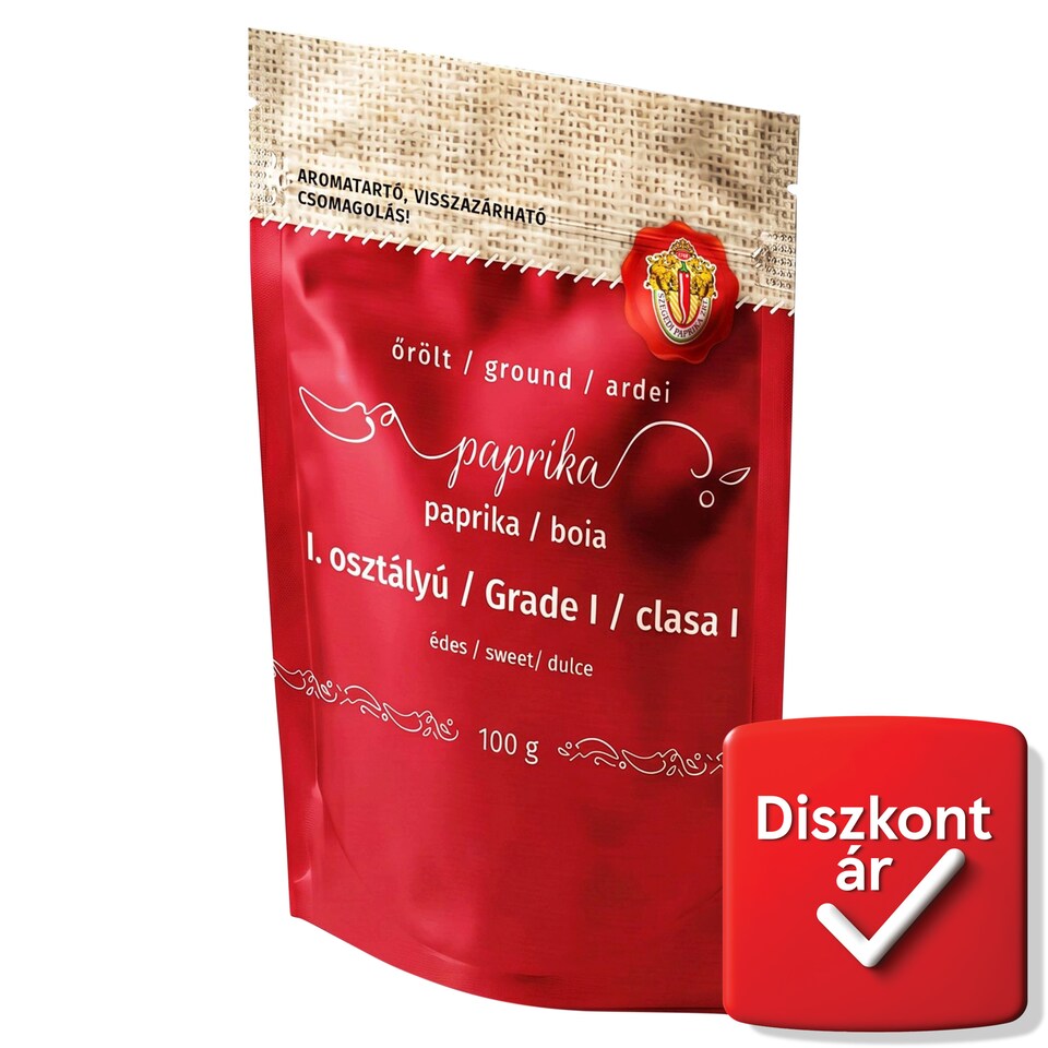Szegedi Paprika I. osztályú édes őrölt paprika 100 g
