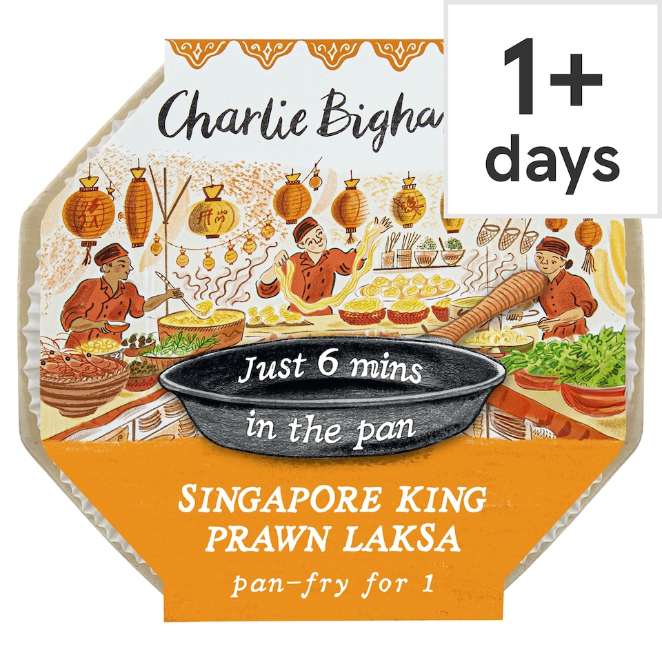 Charlie Bigham's Pan Fry Singapore King Prawn Laksa 350g 