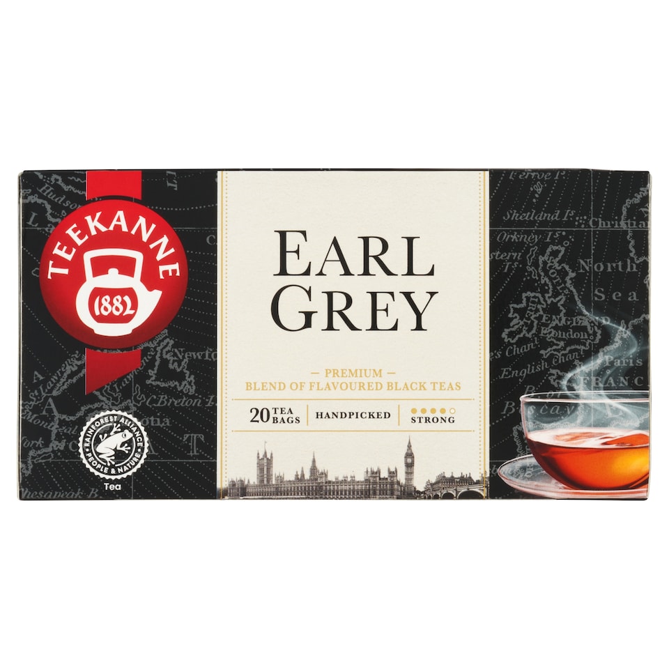 Obrázek 1 pro produkt Teekanne Earl Grey černý čaj aromatizovaný 20 x 1,65g (33g)