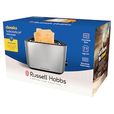 Russell Hobbs Classics Brushed Stainless Steel 2 Slice Toaster