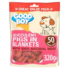 Good Boy Succulent Pigs In Blankets 320G