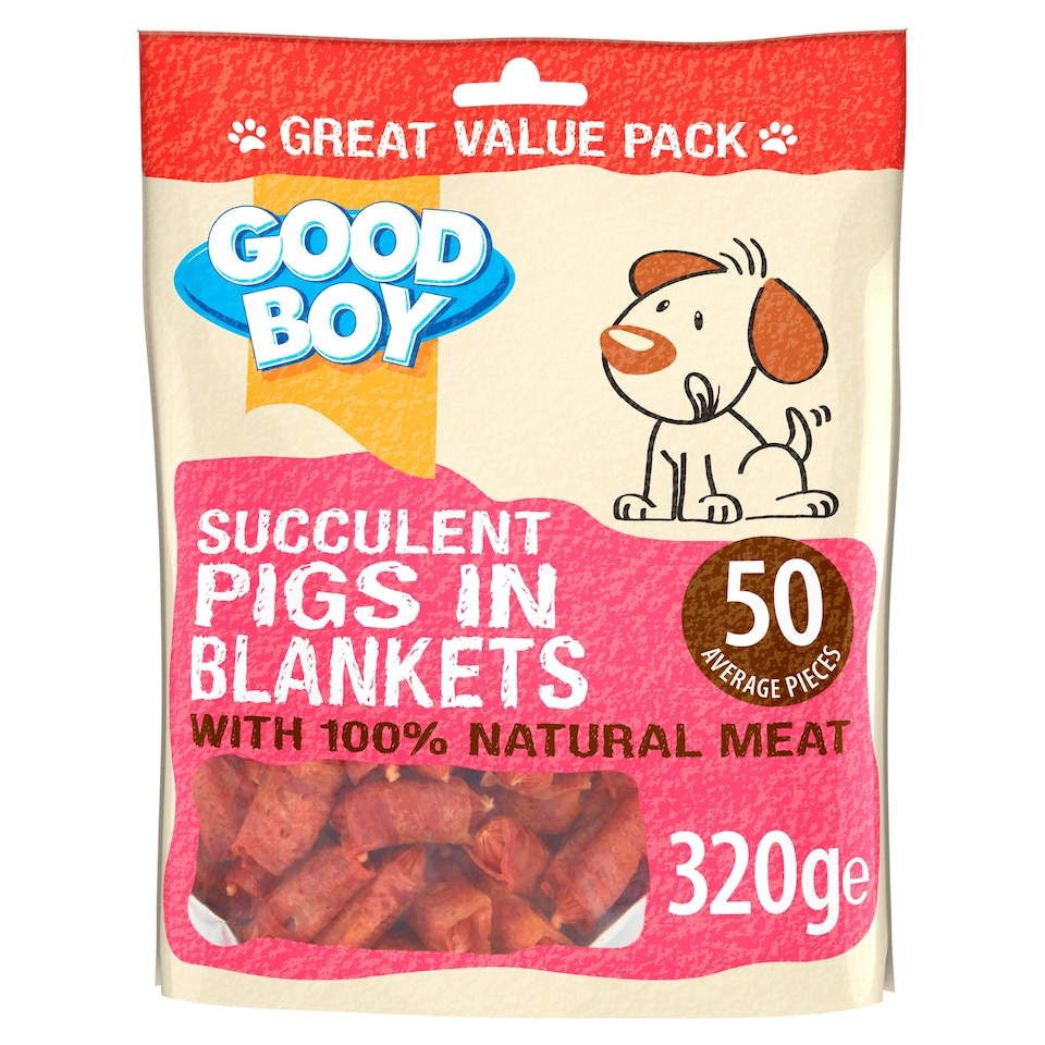 Good Boy Succulent Pigs In Blankets 320G