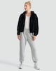 image 2 of F&F Fleece Zip Up Pyjama Hoodie in Black
