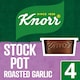 image 1 of Knorr Roasted Garlic Stock Pot 4x28g