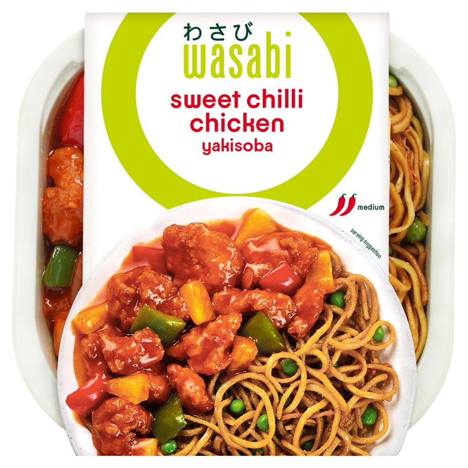 Wasabi Sweet Chilli Chicken Yakisoba Noodles 450G