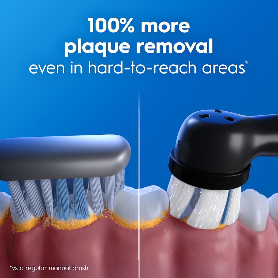 image 1 of Oral-B iO Series 2 Clean & Care Black Electric Toothbrush & Travel Case