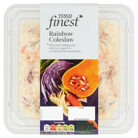 Tesco Finest Rainbow Coleslaw 275G