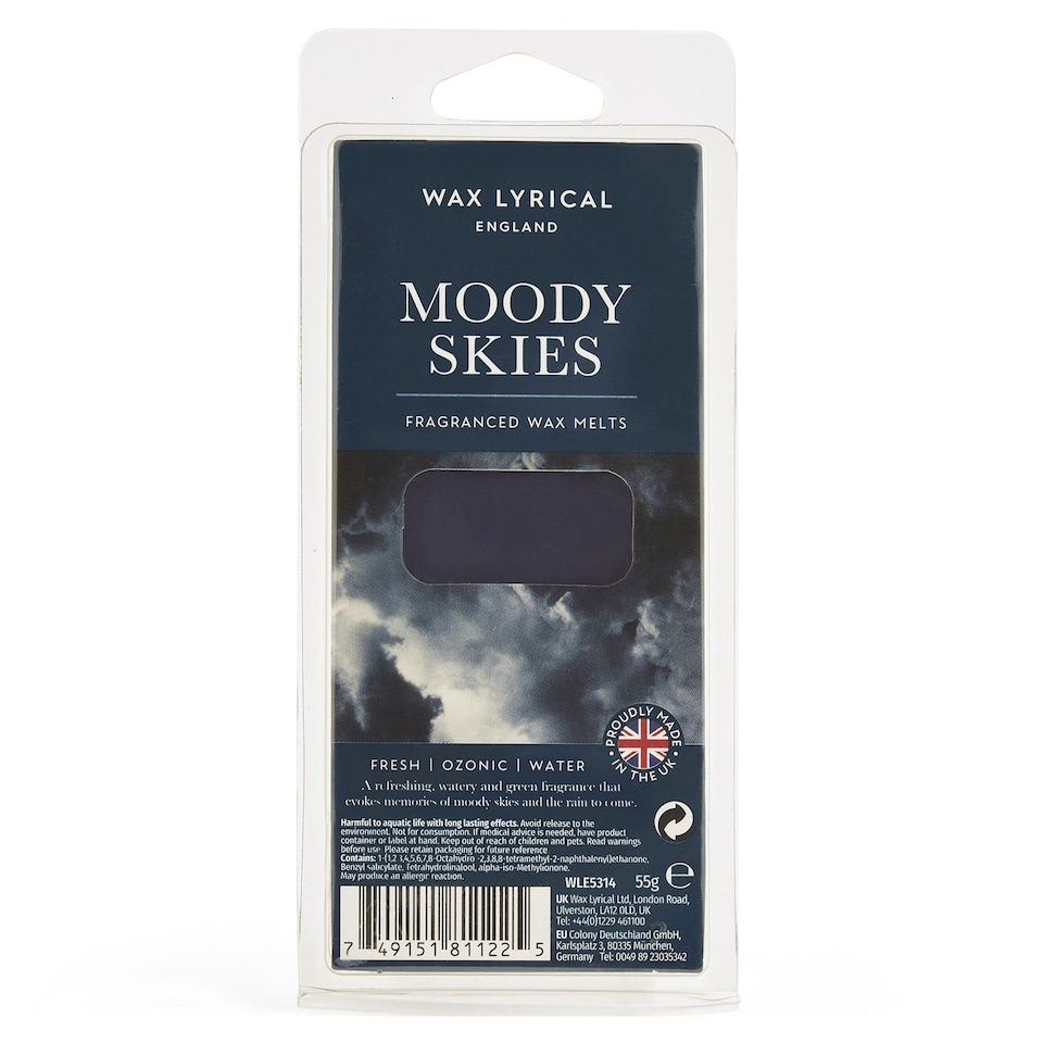 Wax Lyrical England New Moody Skies Wax Melt 55g