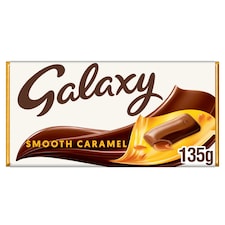 Galaxy Smooth Caramel & Milk Chocolate Bar 135g