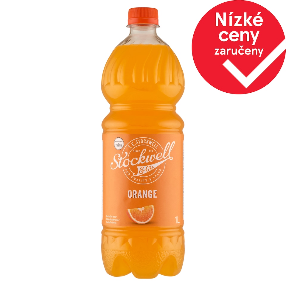 Stockwell & Co. Pomerančový nápojový koncentrát se sladidly 1l