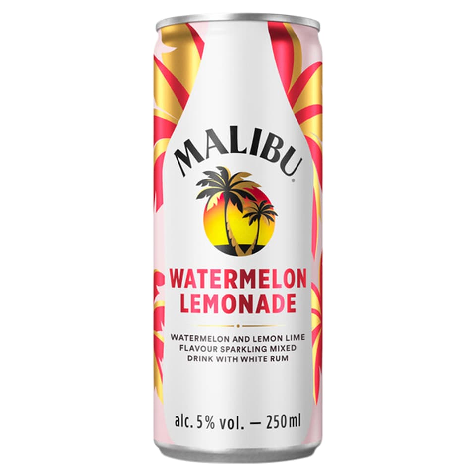 image 1 of Malibu Watermelon Lemonade 250Ml