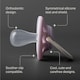 image 3 of TOMMEE TIPPEE ULTIMATE FIT ORTHODONTIC SILICONE 0-6M 2 SOOTHERS