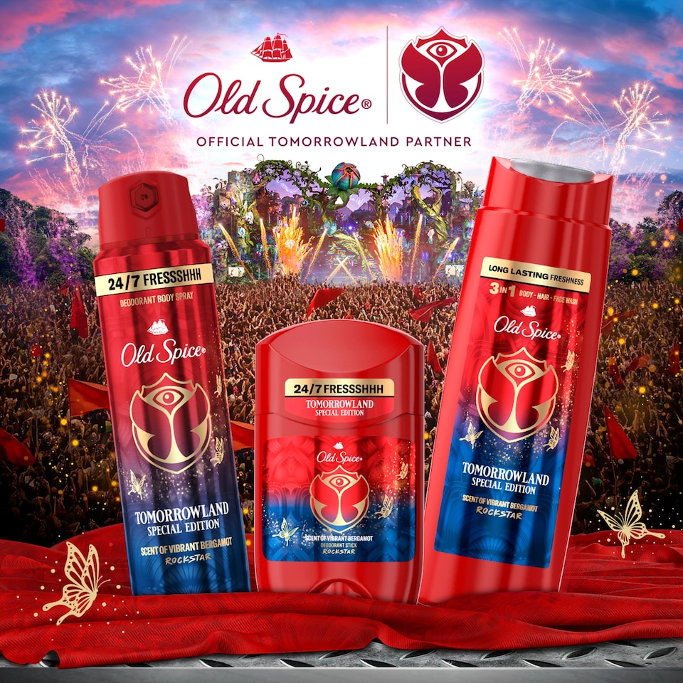 image 1 of Old Spice Epic Men’s 3-in-1 Wash, Shower Gel & Shampoo 400ml