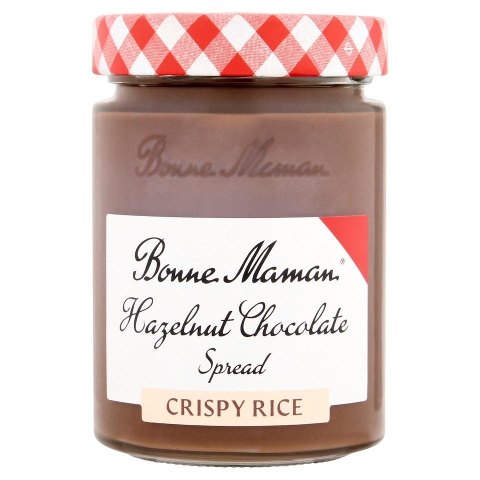 Bonne Maman Hazelnut Chocolate Spread Crispy Rice 330g