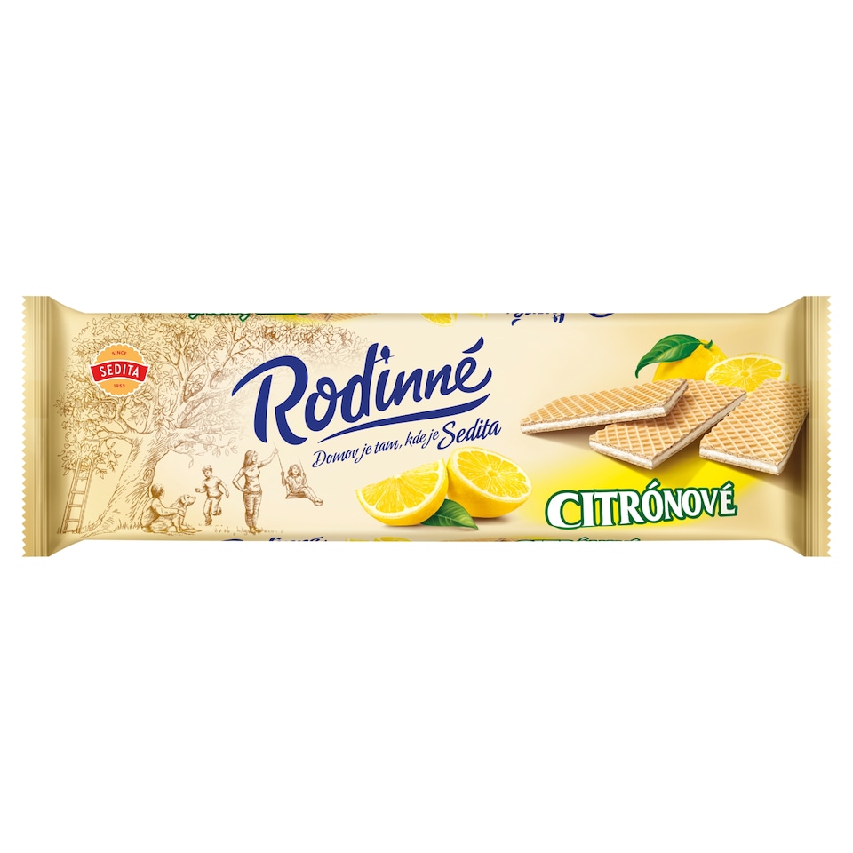 Sedita Rodinné oblátky citrónové 130 g