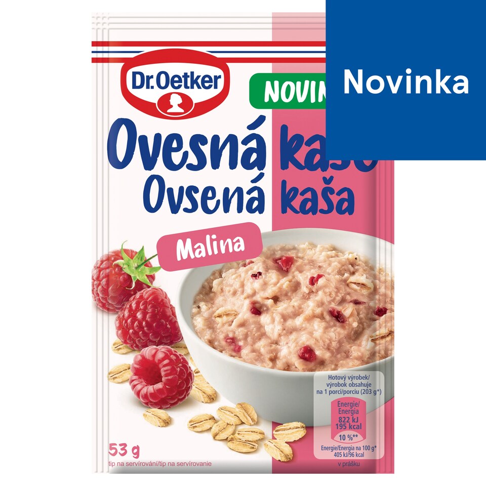Dr. Oetker Oatmeal Raspberry 53 g