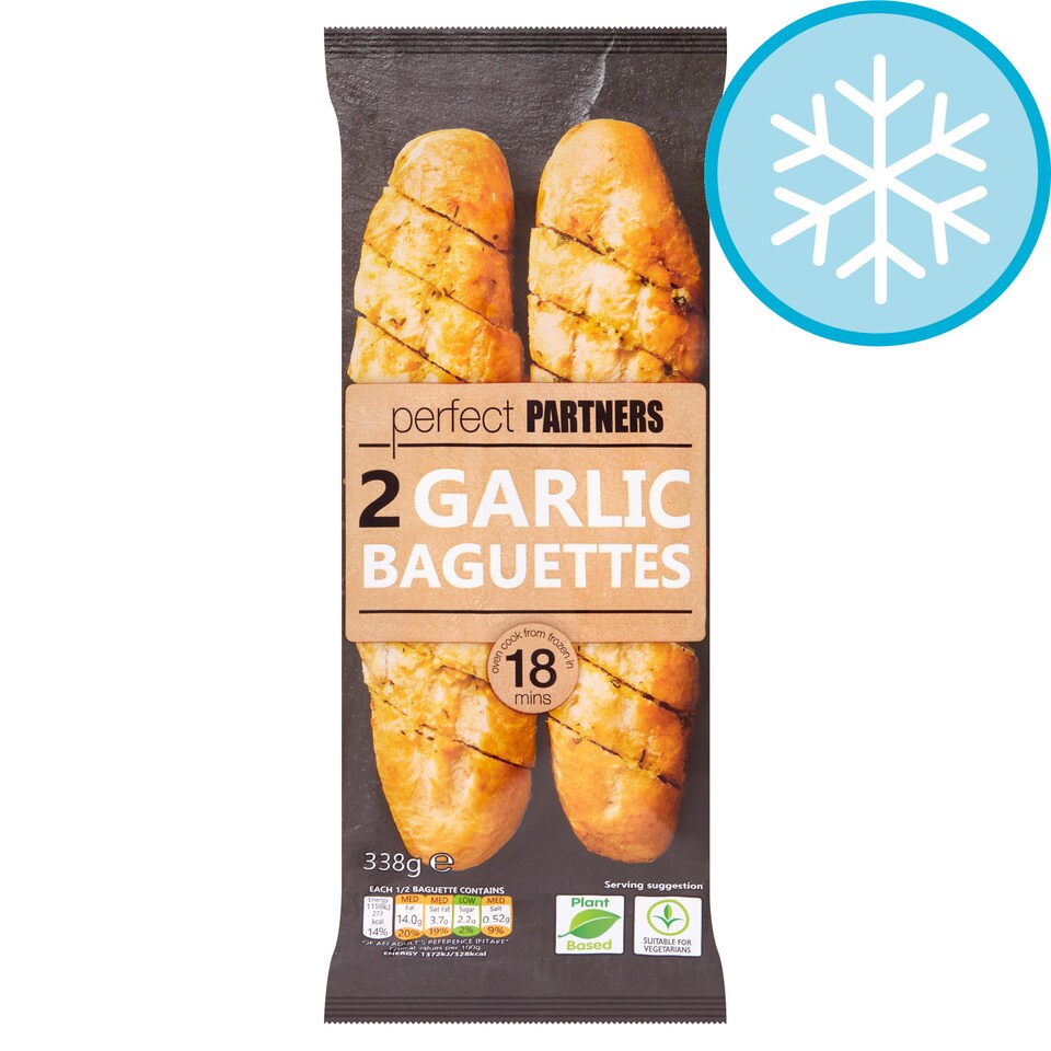 PERFECT PARTNERS 2 GARLIC         BAGUETTES 310G  